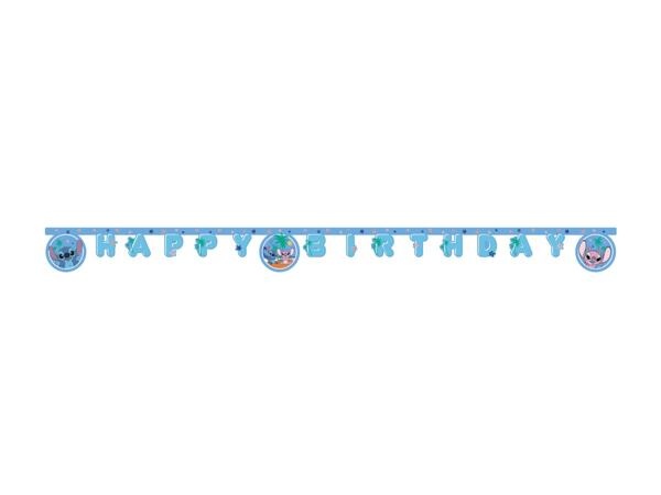 Guirlande Joyeux anniversaire Stitch 2 m