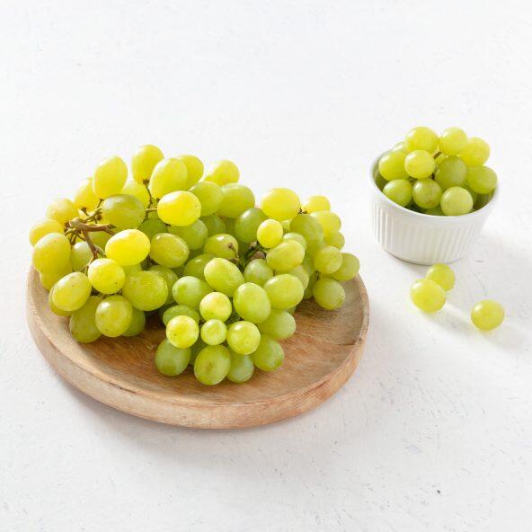 Kernlose weiße Weintrauben