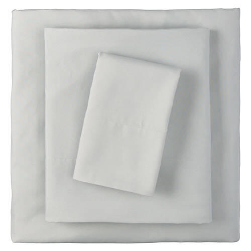 Twin Size Bed Sheet Set, Gray