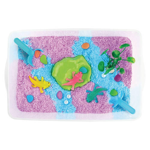 Sensory Bin Axolotl