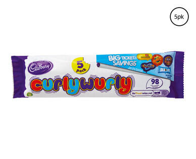 Cadbury Curly Wurly 5pk/107.5g