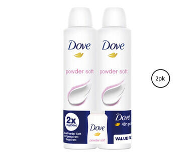 Dove Antiperspirant Deodorant Aerosol 2 x 145g