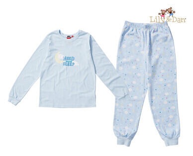Children's Knit Flannelette PJ Set - Sizes 8-14