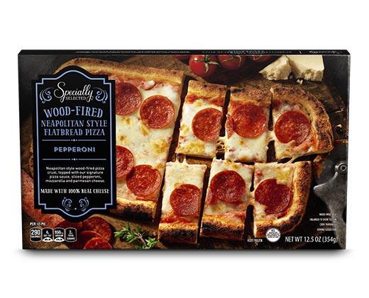 Specially Selected 
 Wood-Fired Pepperoni or Vegetable Medley Flatbreads