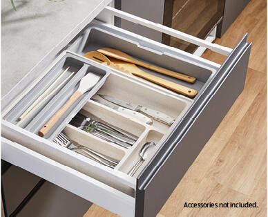 Expandable Cutlery and Utensils Tray