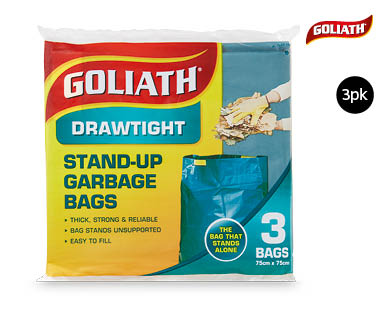 Garden Garbage Bags 3pk or Council Bin Liners 10pk
