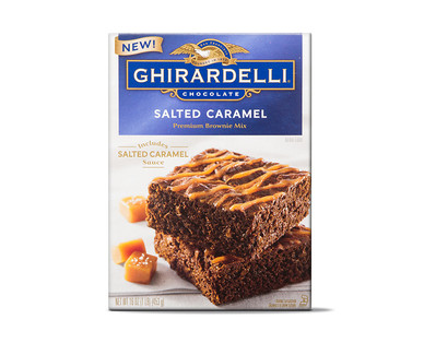 Ghirardelli Salted Caramel Brownie Mix
