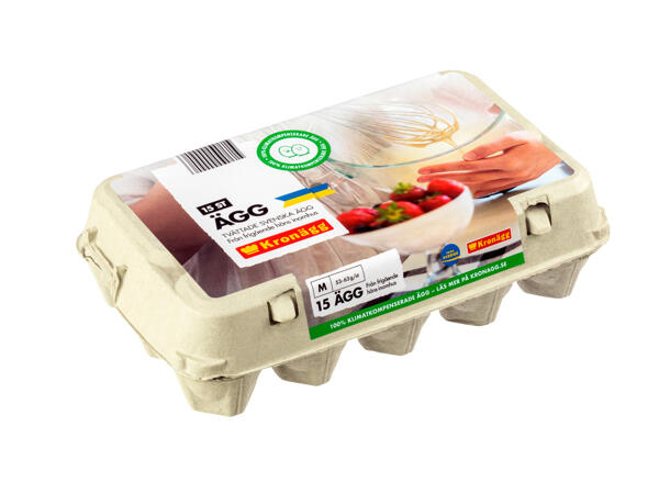 Kronägg frigående inomhus