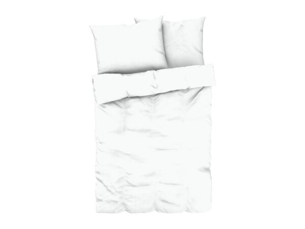 Livarno Home Linen-Blend Bedlinen - King - White