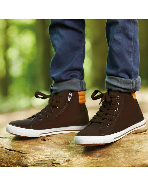 Brown Hi-Top Boot