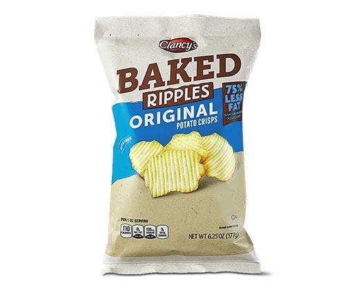 Clancy's Original or Cheddar & Sour Cream Rippled Baked Potato Crisps