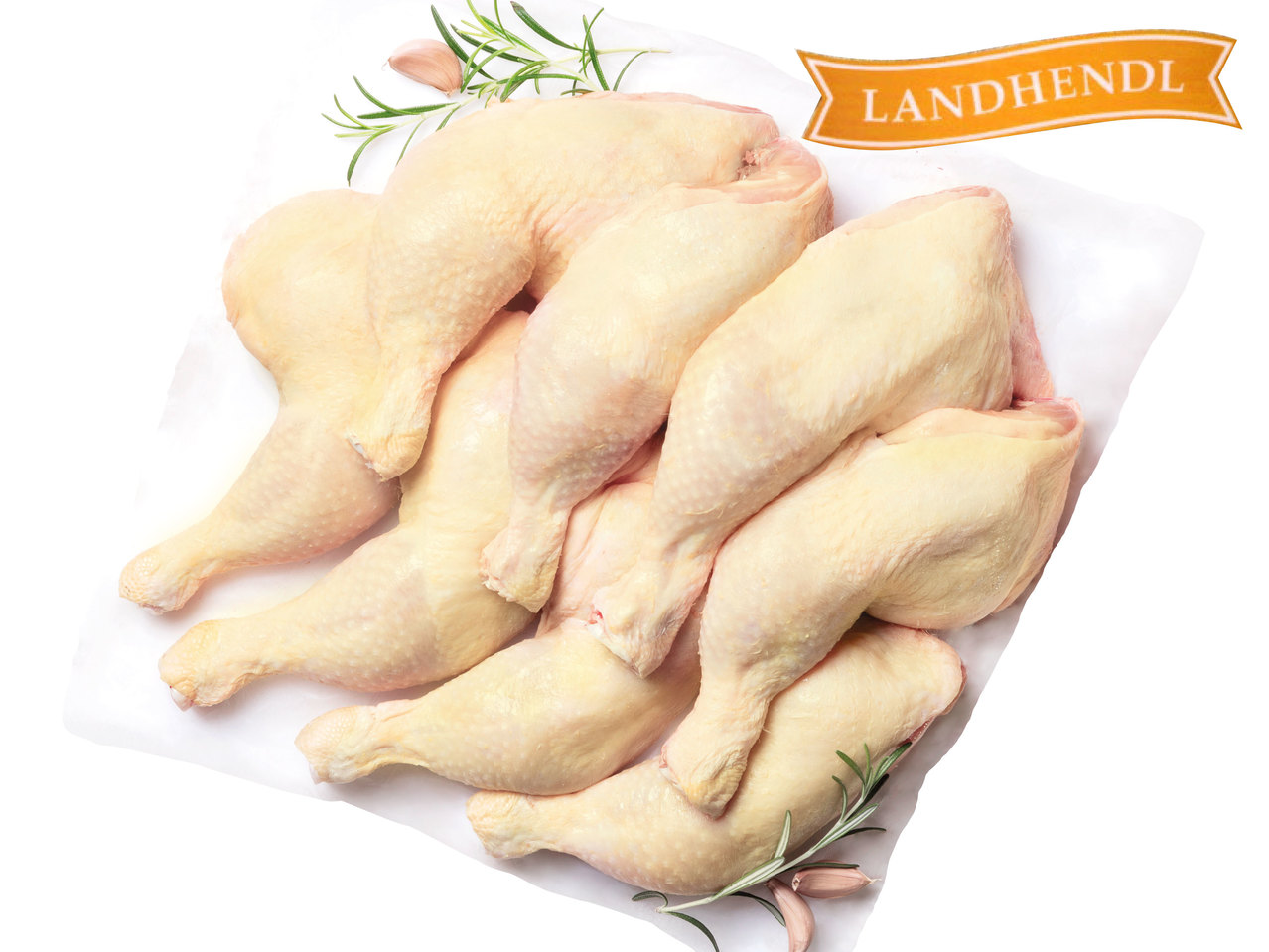 LANDHENDL Frische österreichische Hendlschenkel mit Rücken
