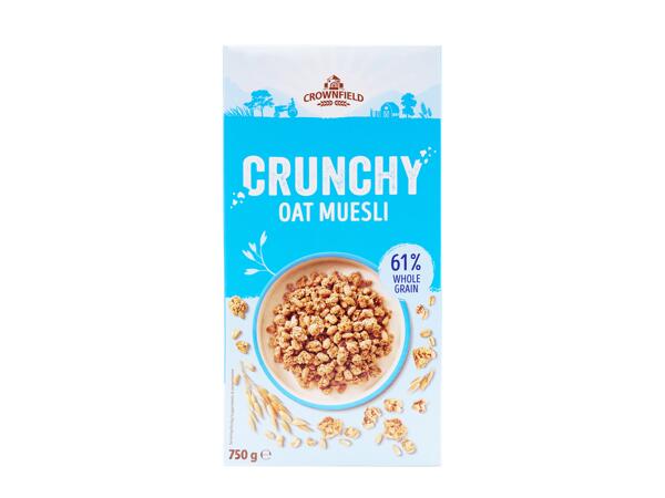Crunchy muesli reduced sugar
