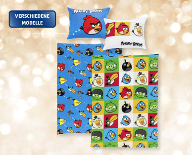 ICH EINFACH UNVERBESSERLICH/ANGRY BIRDS Flanell-Bettwäsche
