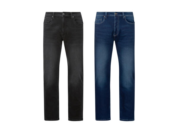 LIVERGY(R) Sweat-denim jeans