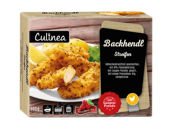 Backhendl Streifen
