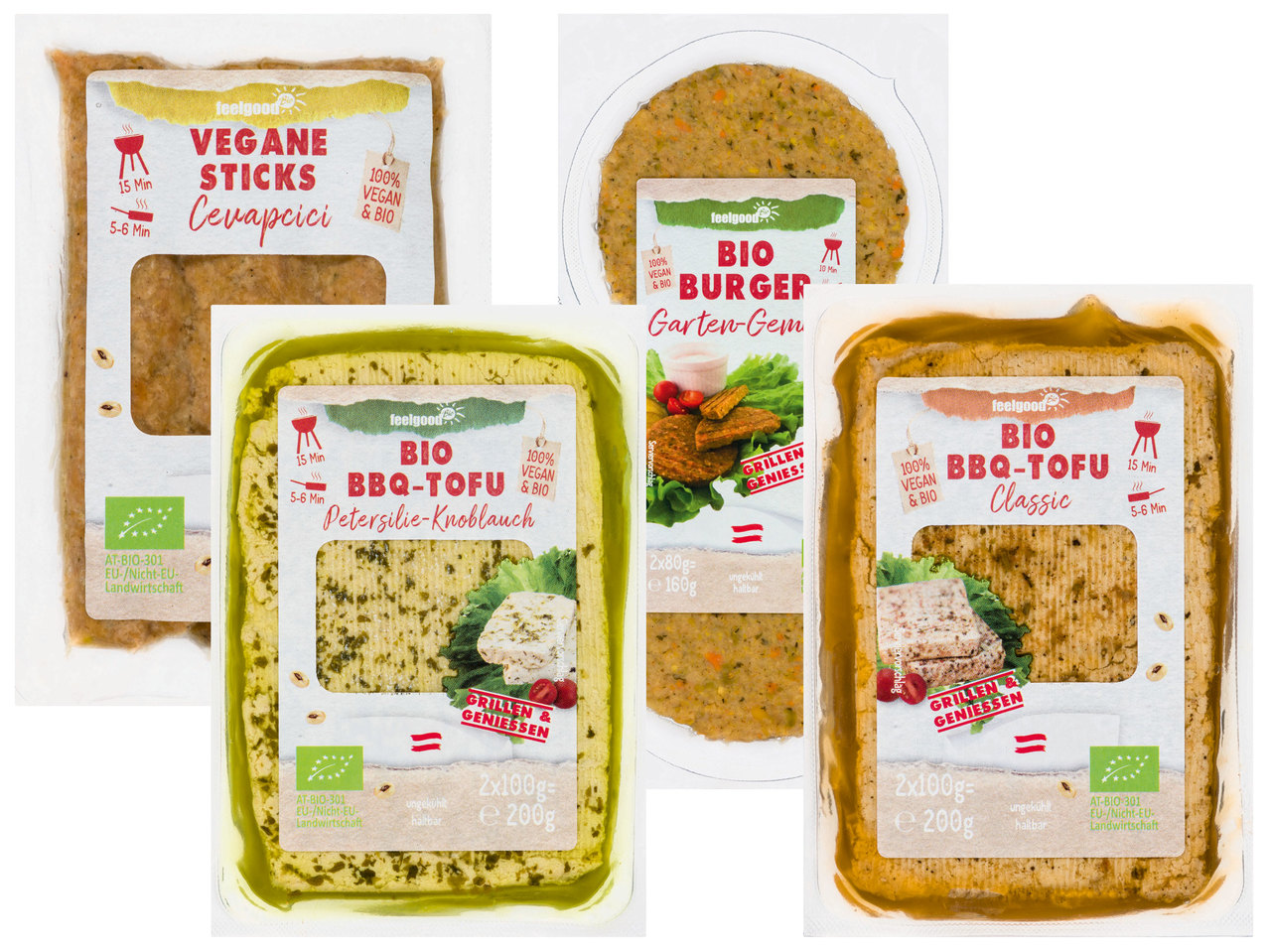 FEEL GOOD Veganes Bio-Grillsortiment