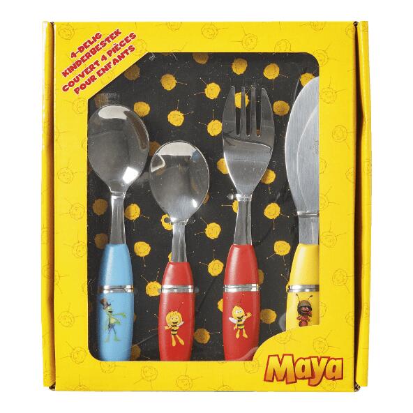 Couverts pour enfants Maya l'Abeille, 4 pcs