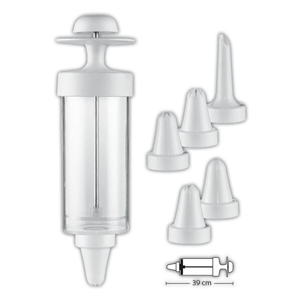Creme- und Garnierspritzen-Set 6-teilig