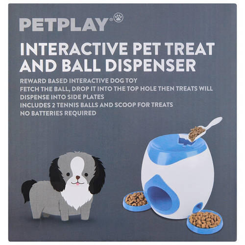 Interactive Pet Treat and Ball Dispenser