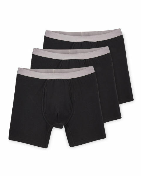 Avenue Men's Black Retro Hipsters