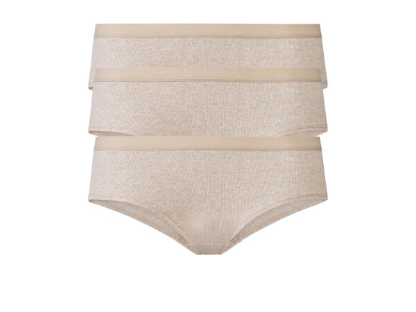 Ladies' Ribbed Hipster Briefs