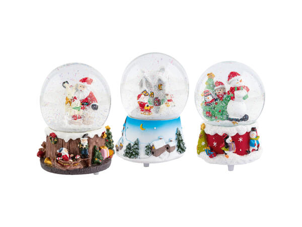 Snöglob med speldosa