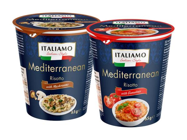 Mediterranes Risotto im Becher