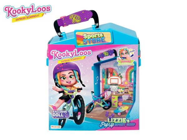 KookyLoos Pop Up Playset - Sports Store