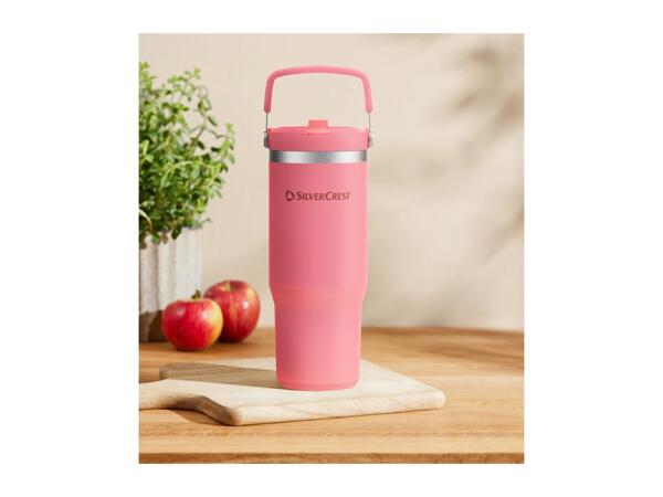 Silvercrest Pink Stainless Steel Insulated Mug