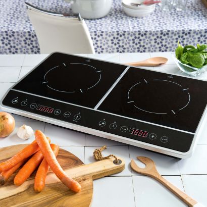 Double plaque de cuisson à induction