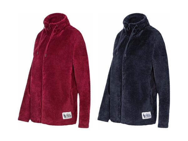 Giacca in pile sherpa