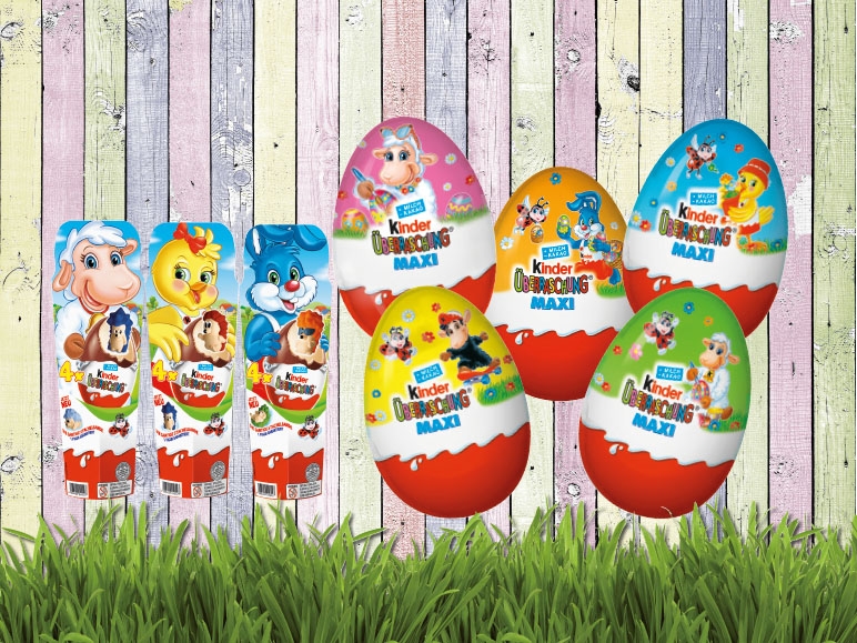 Kinder Surprise Maxi/ Kinder Surprise, lot de 4