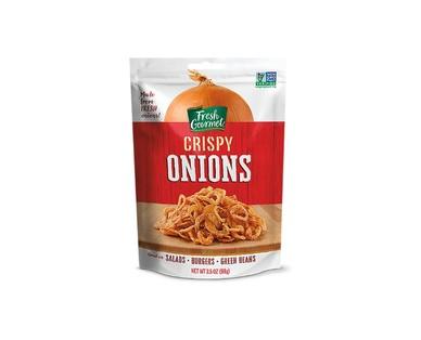 Fresh Gourmet Lightly Salted or Garlic Pepper Crispy Onions