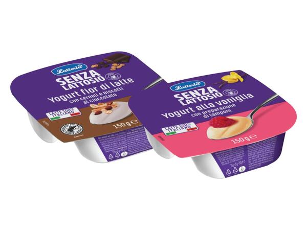Lactose-free yogurt