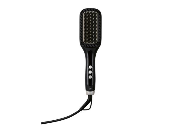 2-in1 Hair Straightening Brush