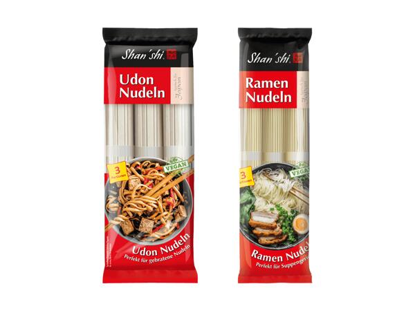 Ramen oder Udon Nudeln