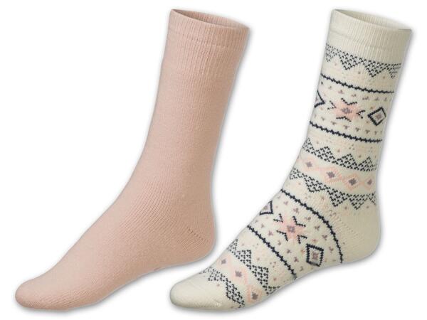 Damen/​Herren Thermosocken, 2 Paar