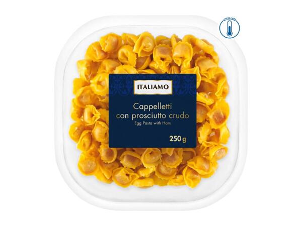 Italiamo Cappelletti with Prosciutto