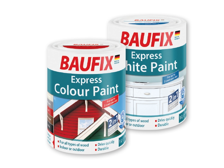 BAUFIX(R) White Paint/Coloured Paint