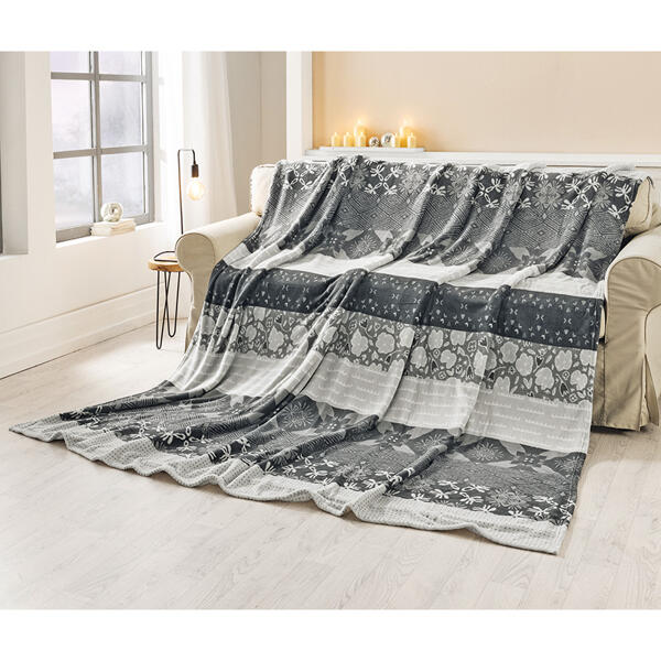 XXL-Mikrofaser Flauschdecke