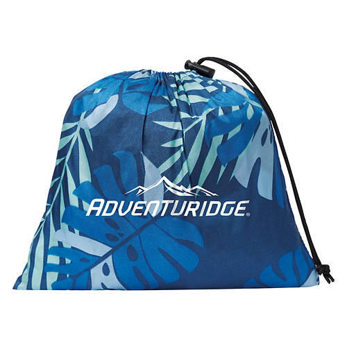 59.1" x 108.3" Ultra Light Travel Hammock, Blue Leaves