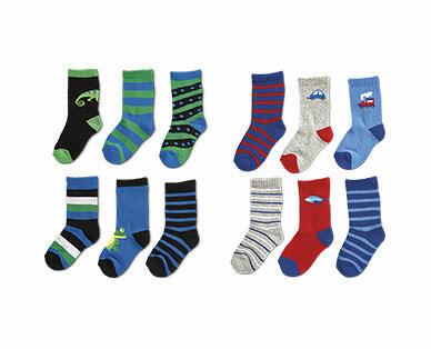Lily & Dan Toddler 6-Pair Low Cut or Crew Socks