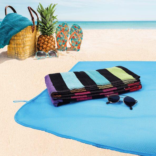 Sandfreies Strandtuch