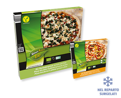 Pizza bio cotta nel forno a pietra NATURE ACTIVE BIO