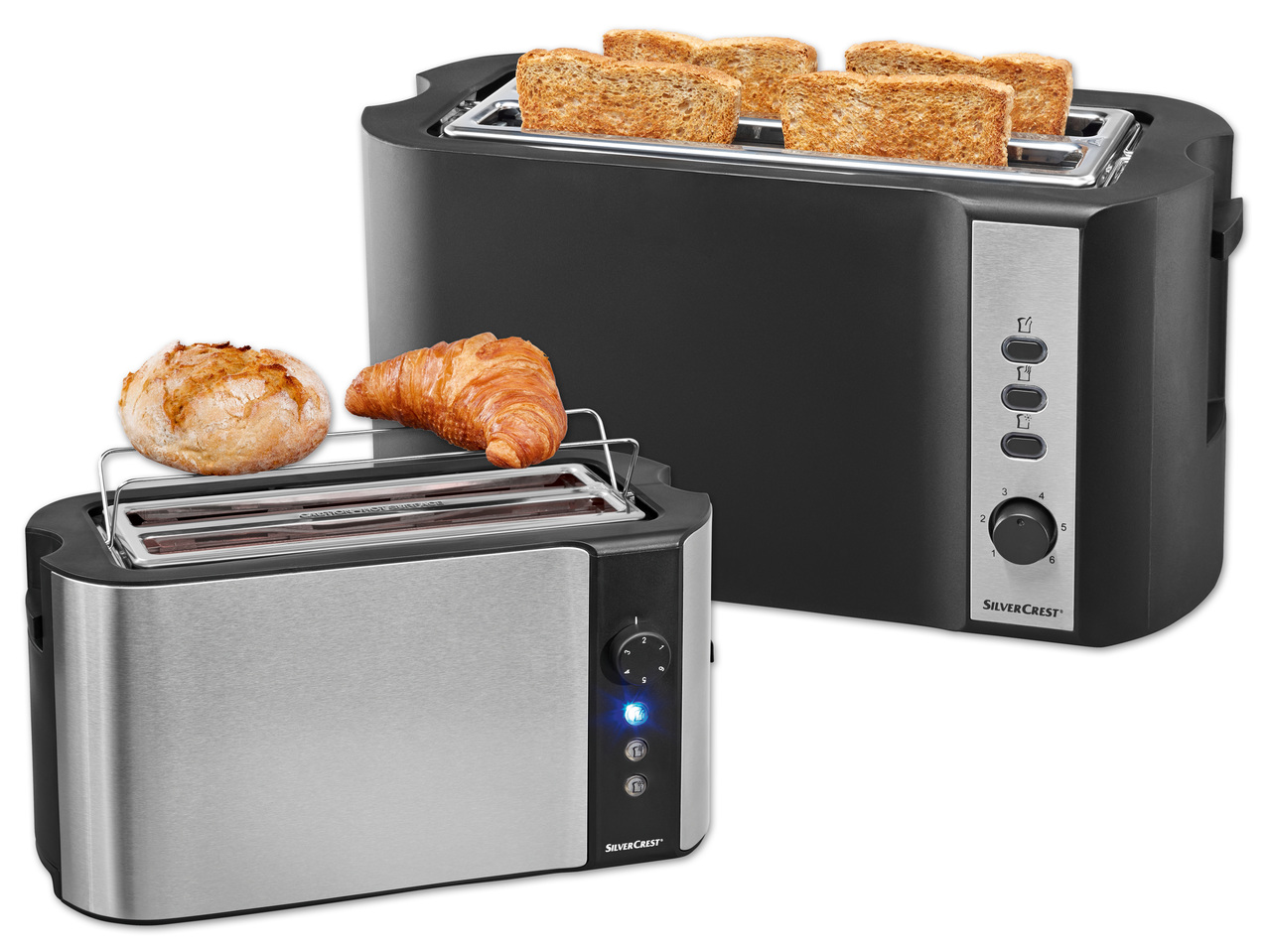 ERNESTO(R) Doppel-Langschlitz-Toaster