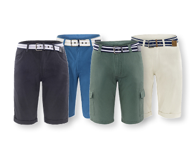 WATSON'S Herren-Bermudas mit Gürtel