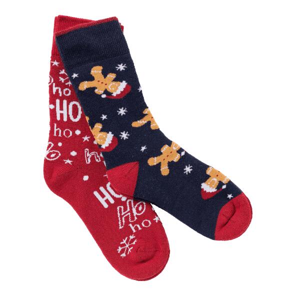 WALKX SOCKS(R) 				Kerstsokken, 2 paar