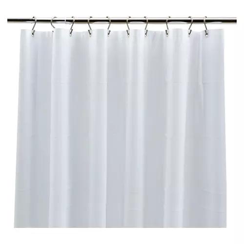 70" x 72" PEVA Shower Curtain Liner - White