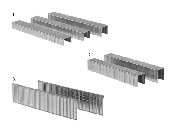 Set di punti metallici/​chiodi